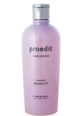 Lebel Proedit Bounce Fit Shampoo - un shampooing régénérant pour cheveux très abîmés, secs et cassants