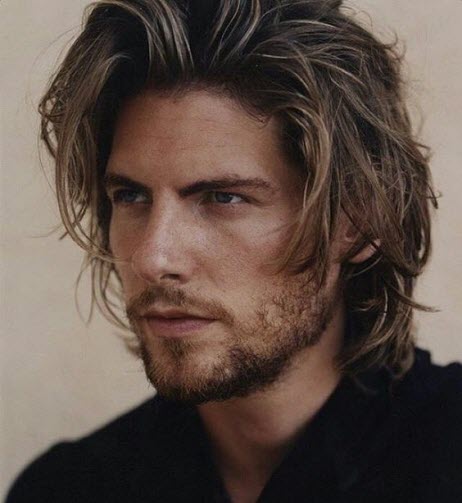 Coupe de cheveux homme pour cheveux longs