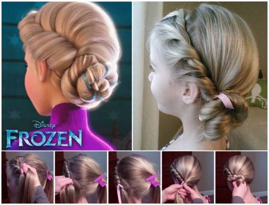 Coiffure comme Anna et Elsa