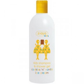 Ziaja Kids Shampooing et Gel Douche Biscuits et Glace à la Vanille