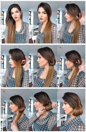 Coiffures pour cheveux longs: photos étape par étape