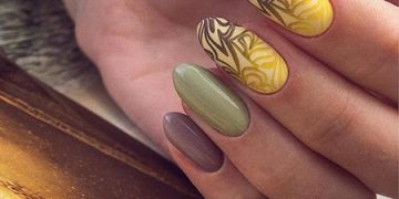 Conception d'ongles à la mode