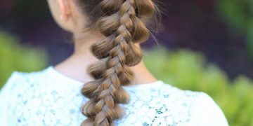 De belles tresses pour le 1er septembre pour les cheveux longs